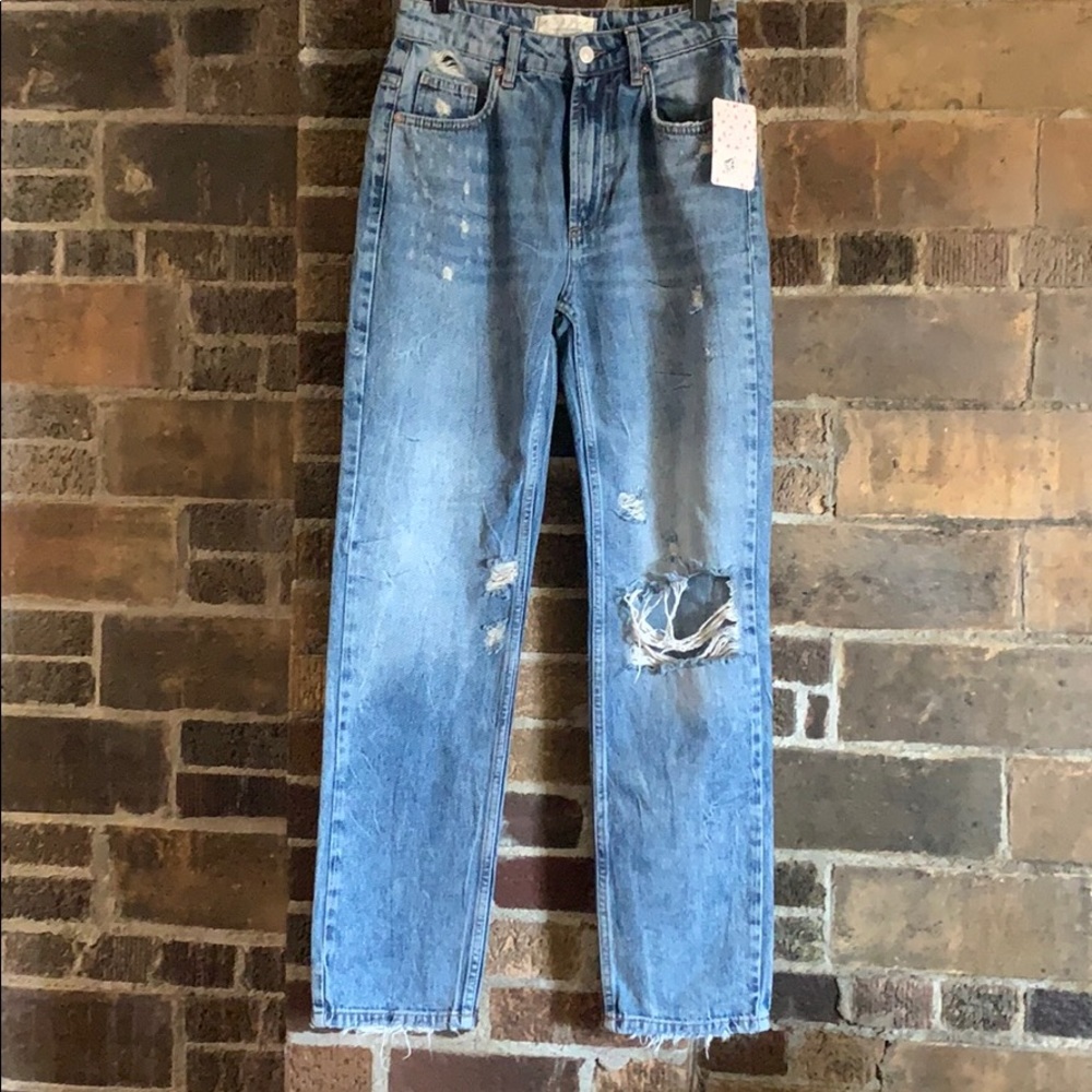 Free people we the free vintage indigo jeans